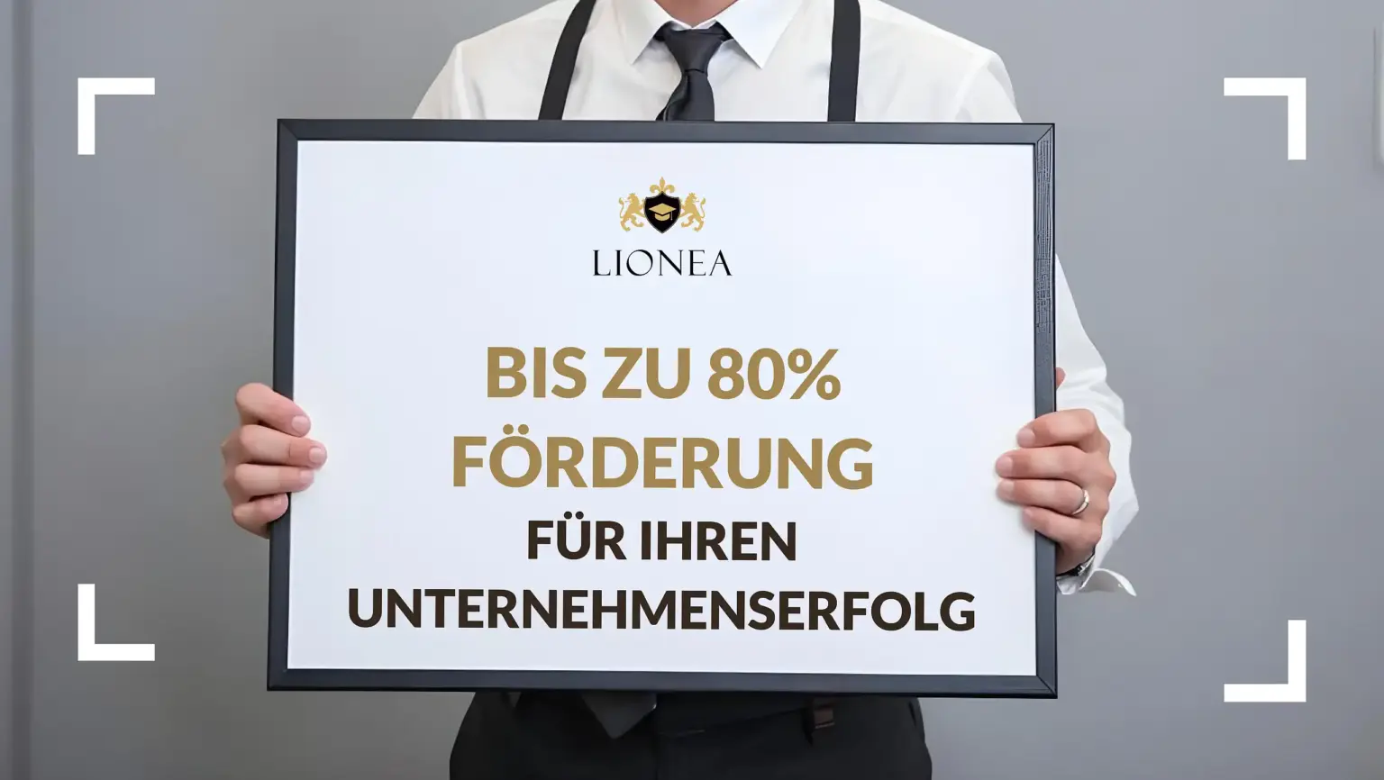 Fotorahmen BAFA Förderung LIONEA - Unternehmenserfolg mit staatlicher Förderung von bis zu 80 Prozent_large